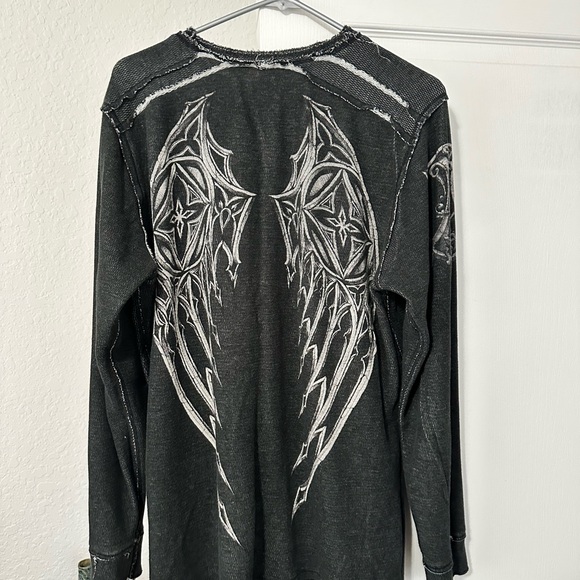 Affliction long sleeve shirt ( reversible) - Picture 2 of 3